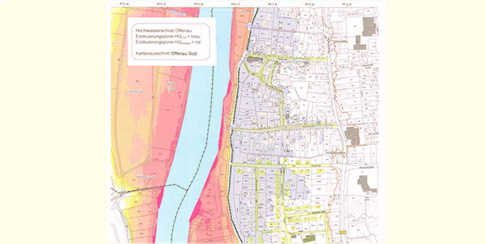 Auszug aus Evakuierungsplan